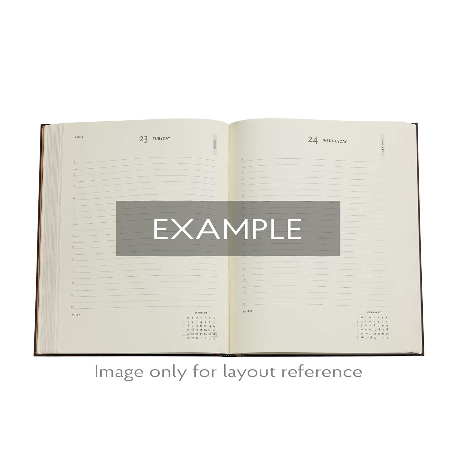 Olive Fairy (Lang S Fairy Books) Mini 12-Month Day-At-A-Time Hardback Dayplanner 2025 (Elastic Band Closure) image number 2