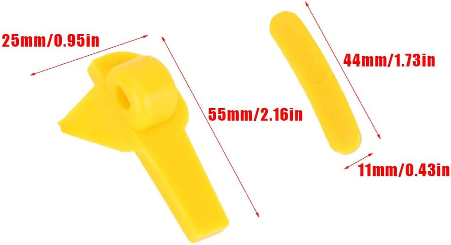 Joyzan Tire Machine Rim Protector, Tire Demount Head Tire Changer Duck Insert Machines Guard Wheel Side Protectors Changing Savers Fixing Tyre Protective Cover Car Accessories for Motorcycle SUV 20Pcs image number 2