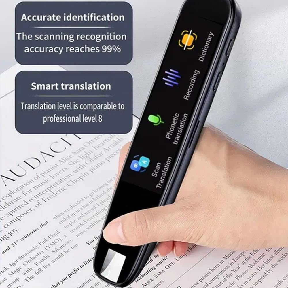 Scan Reader, Translation Pen, Pen Reader, 112 Language Translation Scanning Reading Pen, Text to Speech Device for Dyslexia image number 1