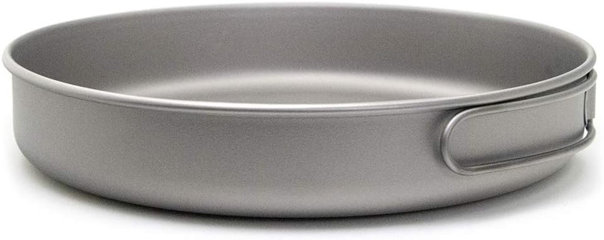 Ultralight Titanium Frypan Outdoor Camping Hiking Picnic Cooking Frying Pan