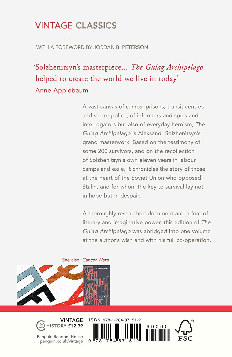 The Gulag Archipelago: (Abridged Edition)