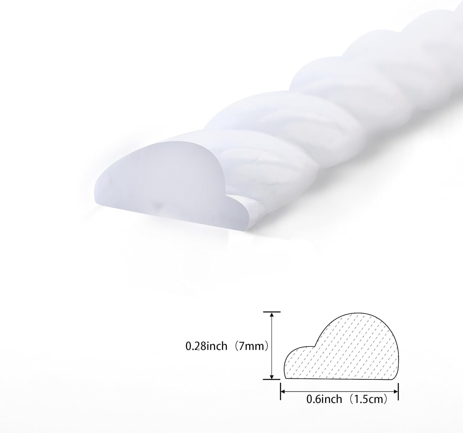 Paintable Peel and Stick Wall Molding Trim, Flexible Strip for Mirror Frame, 3D Wall Edge, Cabinet, Picture Frame and Home DIY Decoration (16.4 Ft X 0.6 Inch) image number 2