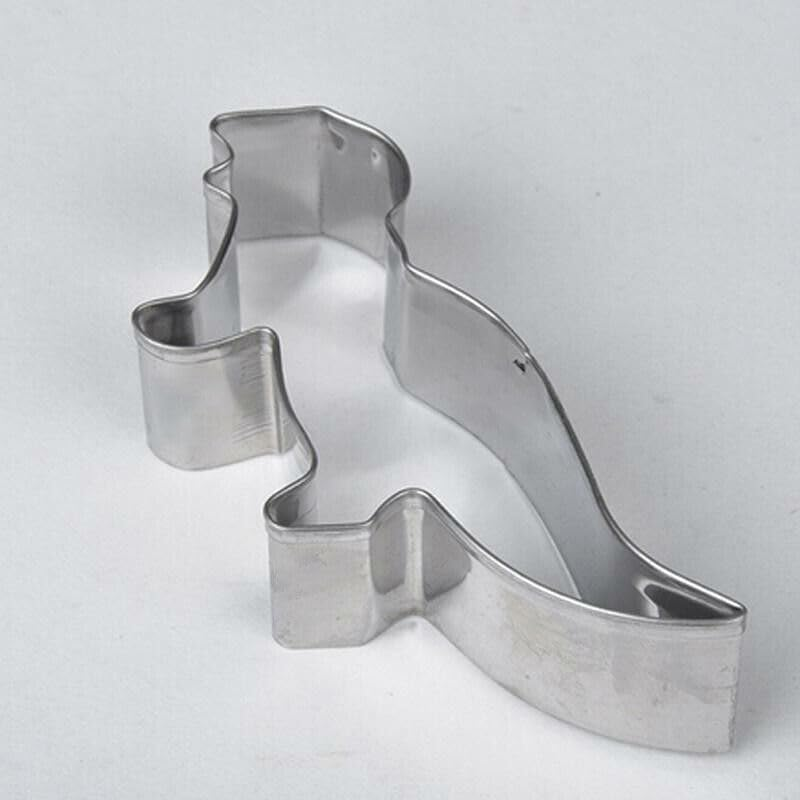 AIMALL 4X Stainless Steel Dinosaur Cookies Cutter Biscuit Pastry Cake Fondant Mould, Precision Shapes for Biscuit, Pastry, and Fondant Crafting, Ideal Kitchen Gift image number 5