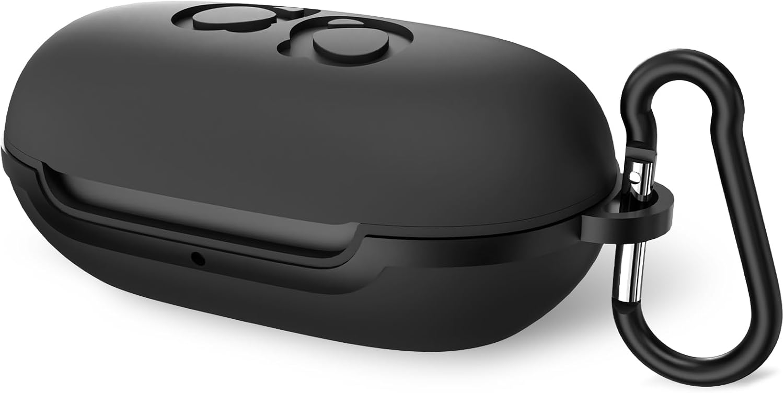 Geekria Silicone Case Cover Compatible with Samsung Galaxy Buds+ plus True Wireless Earbuds, Protective Carrying Case with Keychain Hook, Charging Port Accessible