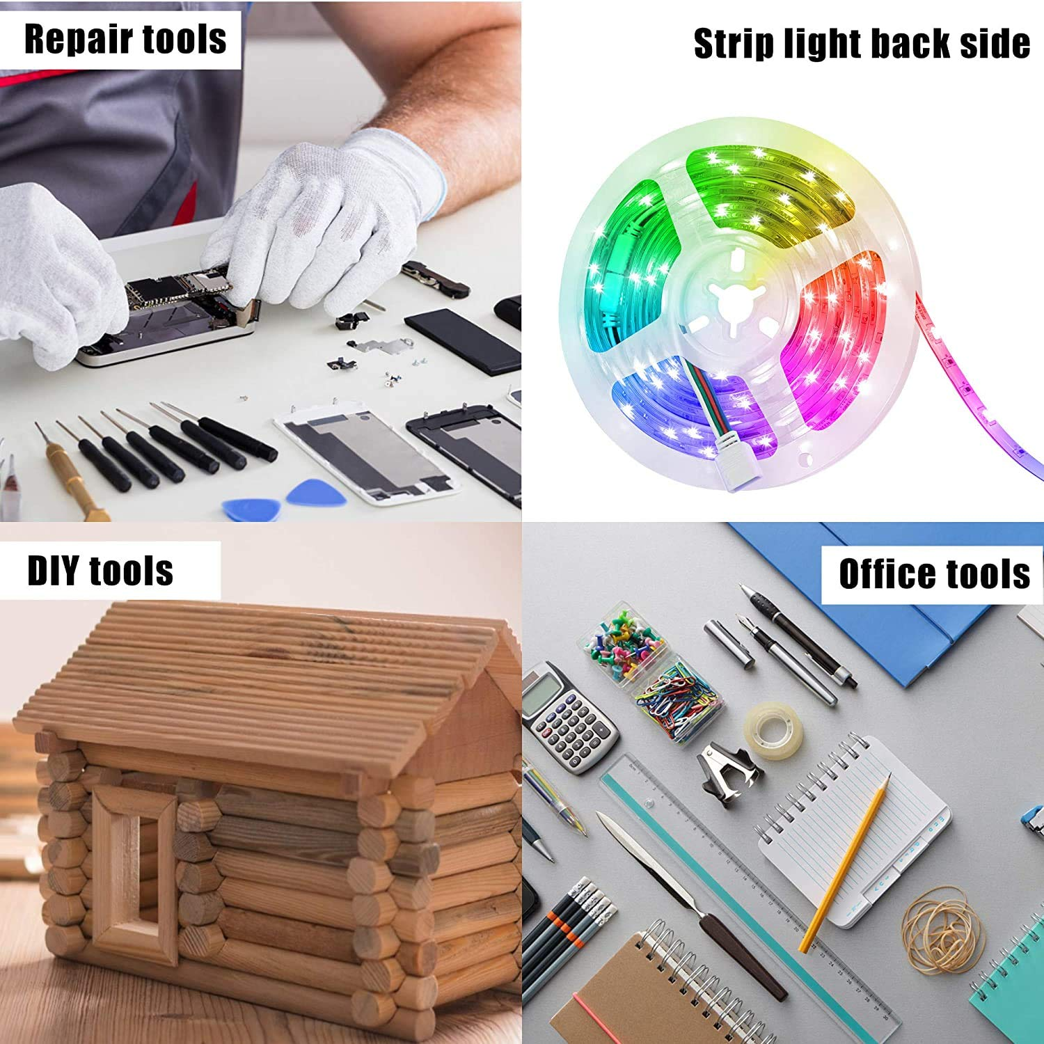 Double Sided Mounting Tape 0.39&rdquo; X 32.8 Ft 300LSE Strong Adhesive Heavy Duty Transparent Foam Transfer Tape for LED Strip Light Office Home Car Deco(9495B) image number 1