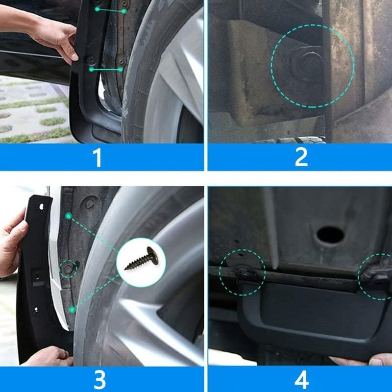 Car Mudguards for N&Issan for X-Trail T33 2021 2022 2023 Mud Flap Mudguards Splash Guard Front Rear Fender Accessories Mud Guards Front Rear