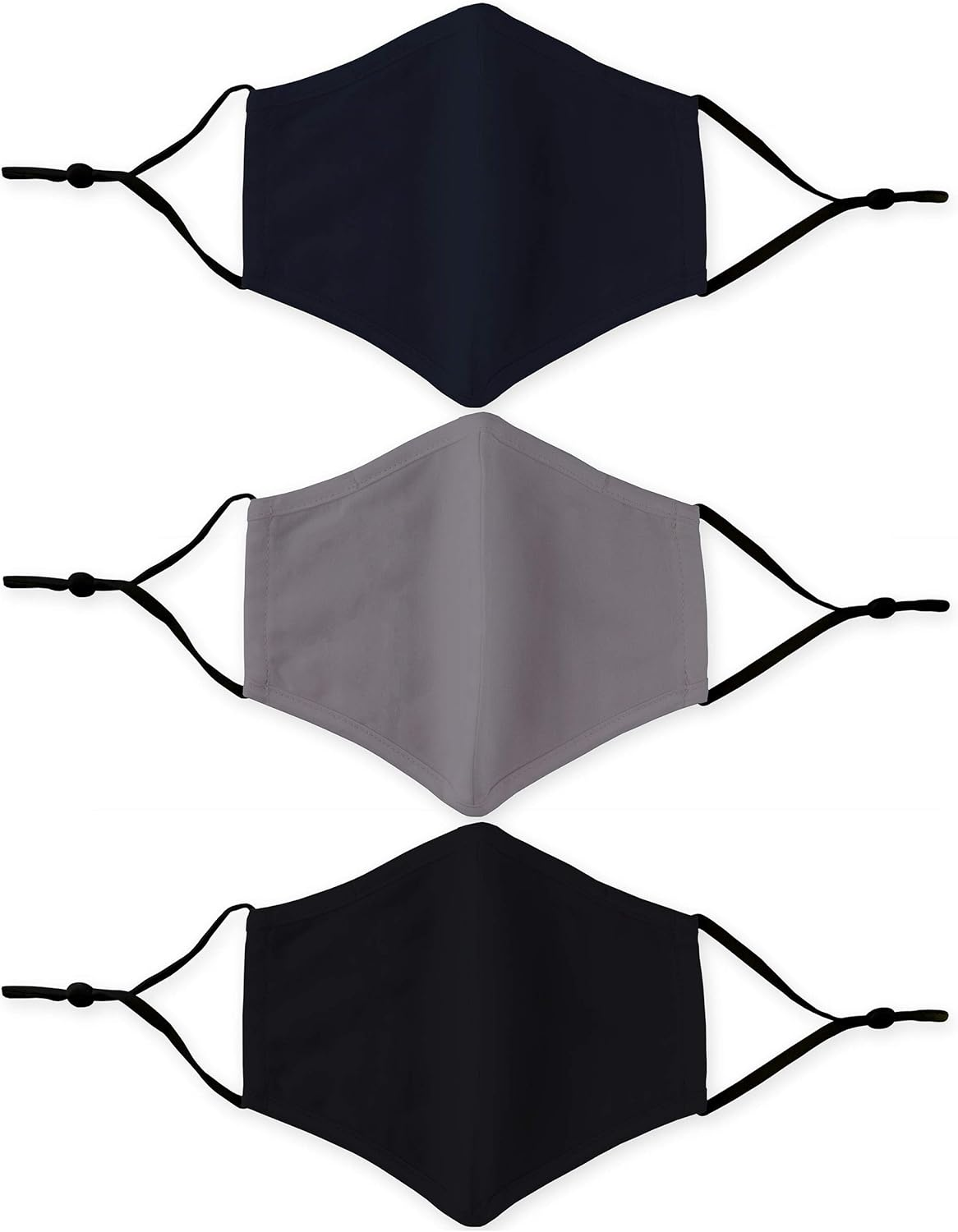 Weddingstar 3 Pack Washable Cloth Face Mask Reusable and Adjustable with Filter Pocket Kids and Adult Sizes image number 6