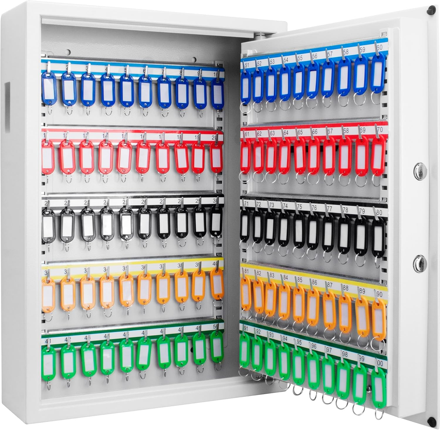 Barska Digital Electronic Keypad Wall Mount Key Safe Cabinet with Adjustable Shelves & Deposit Slot for Key Storage & Organization image number 5