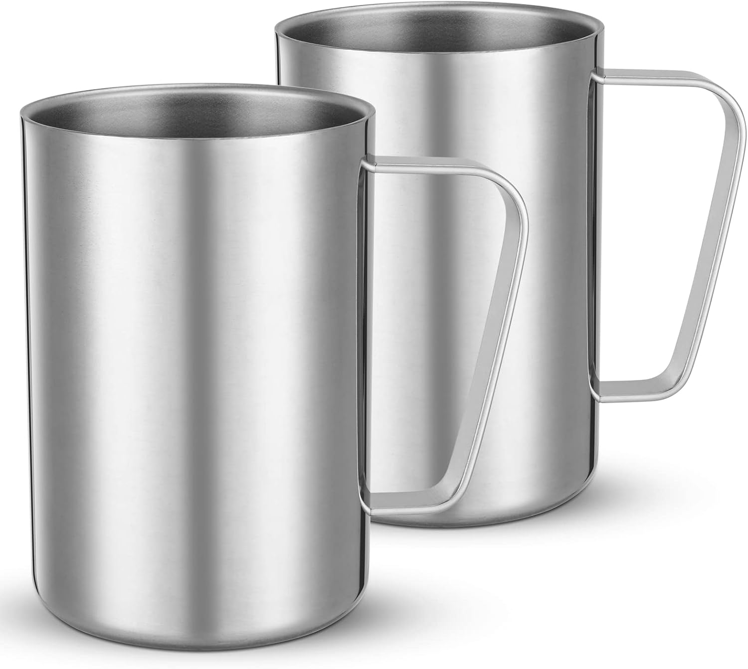2 Packs 500Ml Stainless Steel Double Wall Mug,Travel Camping Mug,Suitable for Coffee, Milk,Juice,Tea and Other Cold or Hot Drinks image number 5