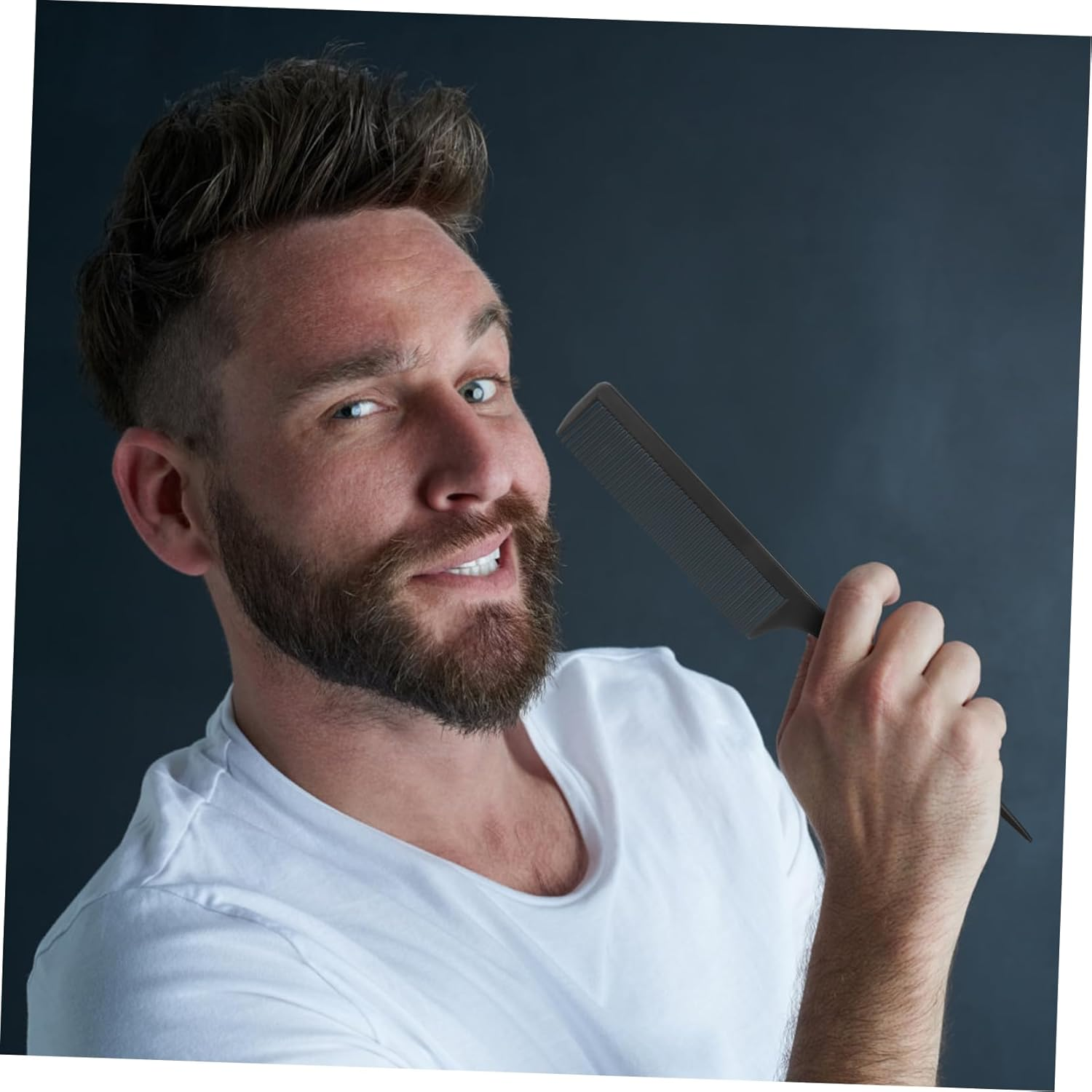 20Pcs Plastic Rat Tail Combs for Hairdressing Fine Tooth Comb with Pointed Tip for Precise Parting and Root Teasing Lightweight Durable Styling Tools for Men and Women Suitable For image number 5