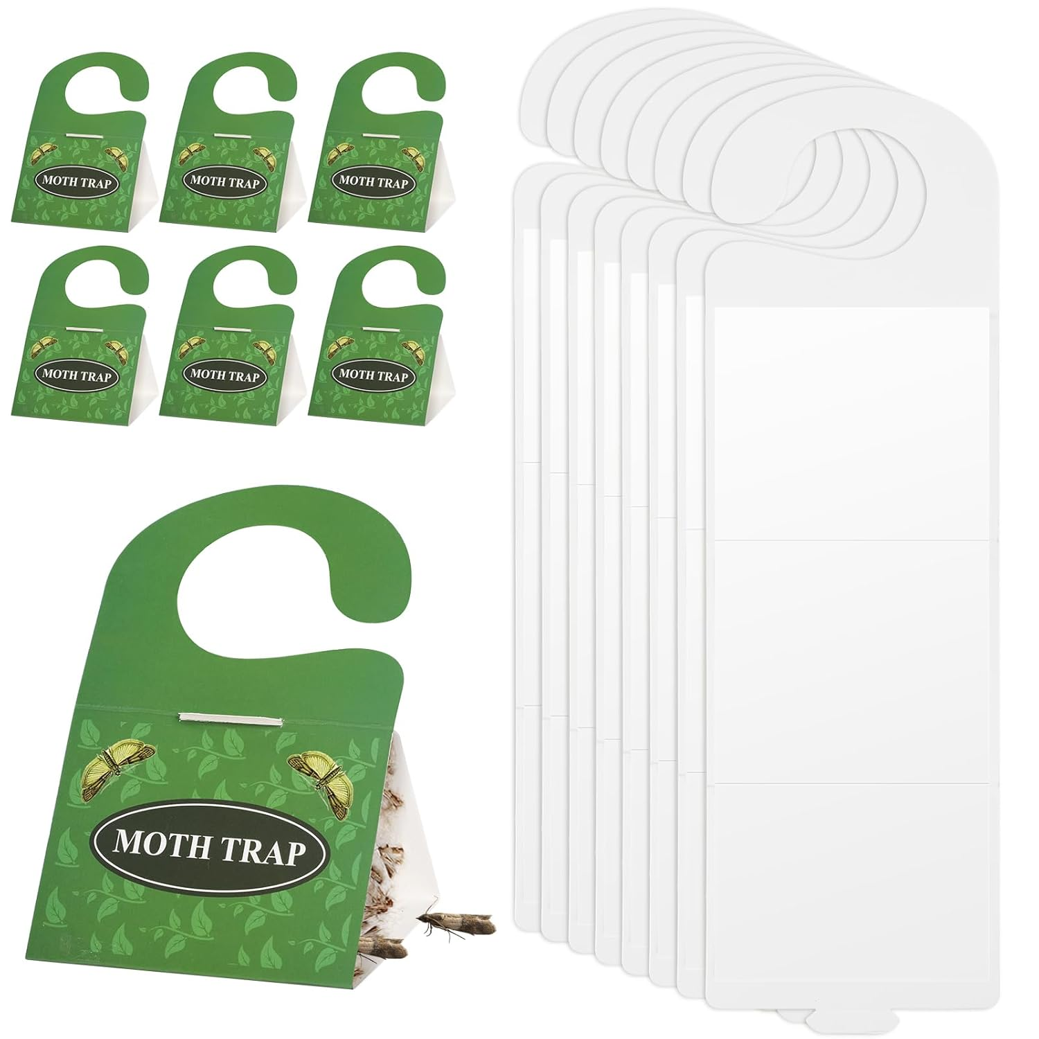 Clothes Moth Traps 8 Pack,Joogee Pantry Moth Traps Effective Safe Capture Clothing Closets, No Insecticides | Premium Attractant | Protect Clothes, Sweaters, Wool, Carpet | Safe Moth Killer image number 5