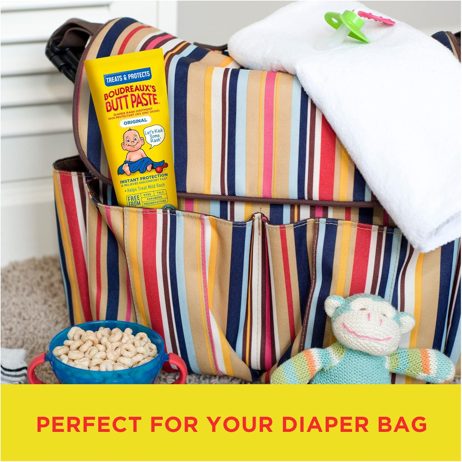 Boudreaux'S Butt Paste Diaper Rash Ointment | Original | 4 Oz. Tube | Paraben & Preservative Free image number 2