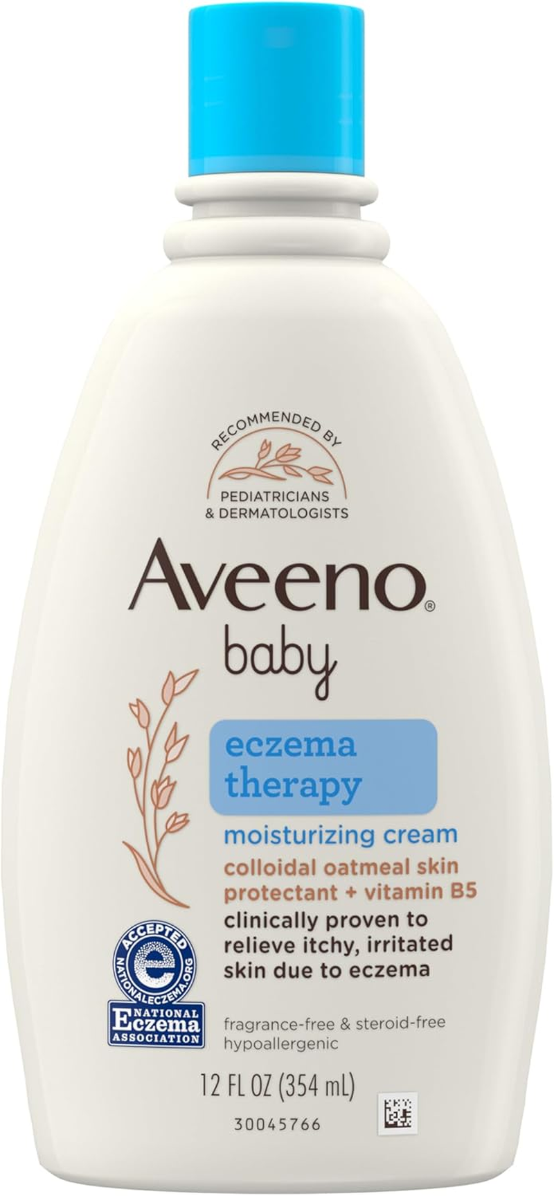 Aveeno Baby Eczema Therapy Moisturizing Cream, 12 Fl. Oz image number 1