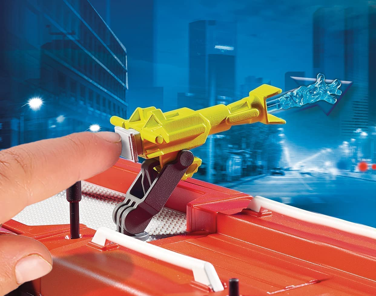 Playmobil Fire Engine Playset &ndash; Rescue Vehicle Toy with Firefighter Figures & Accessories for Kids Age 4+ image number 5