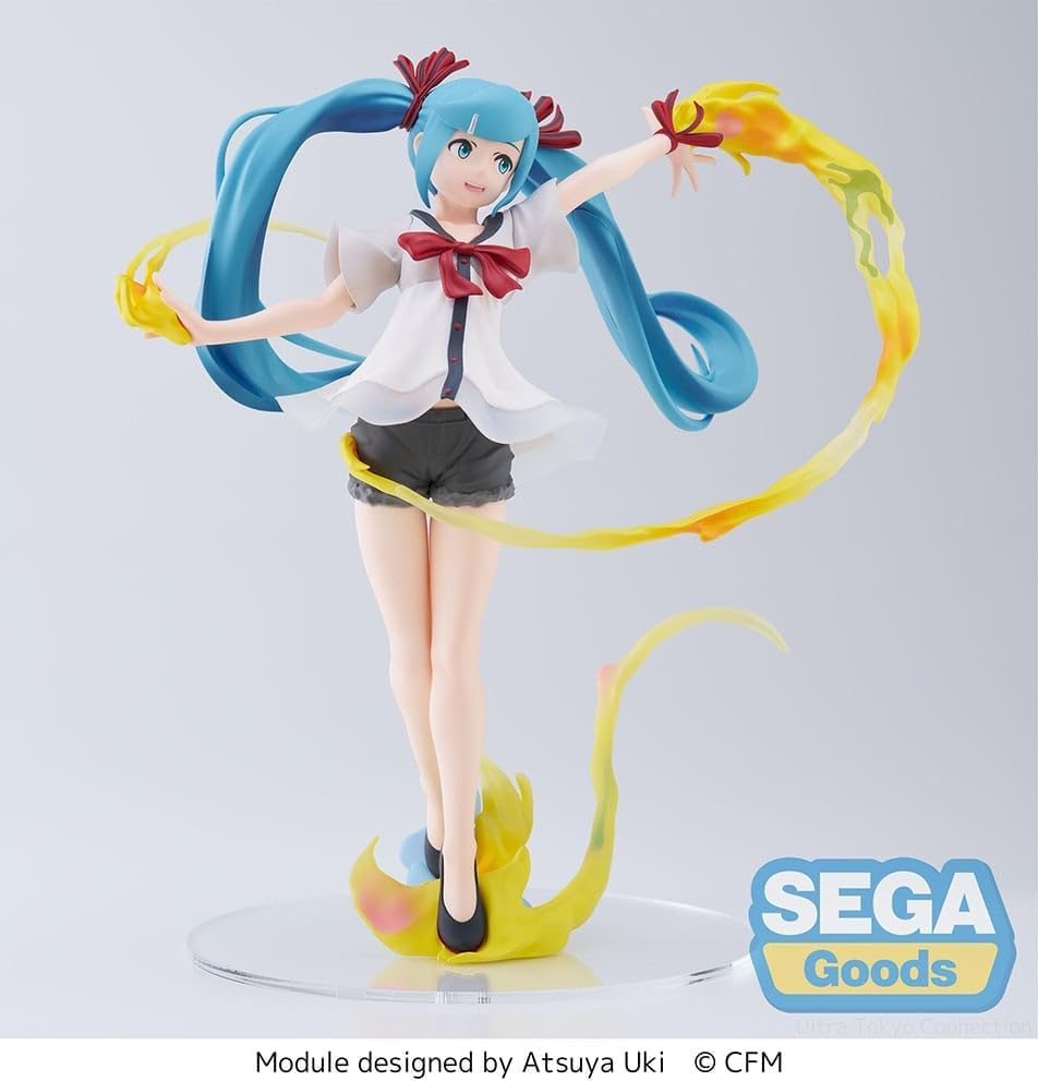Sega Hatsune Miku: Project Diva Mega 39'S Figurizm Hatsune Miku (Shiny T.R. Ver.) PVC Figure image number 4