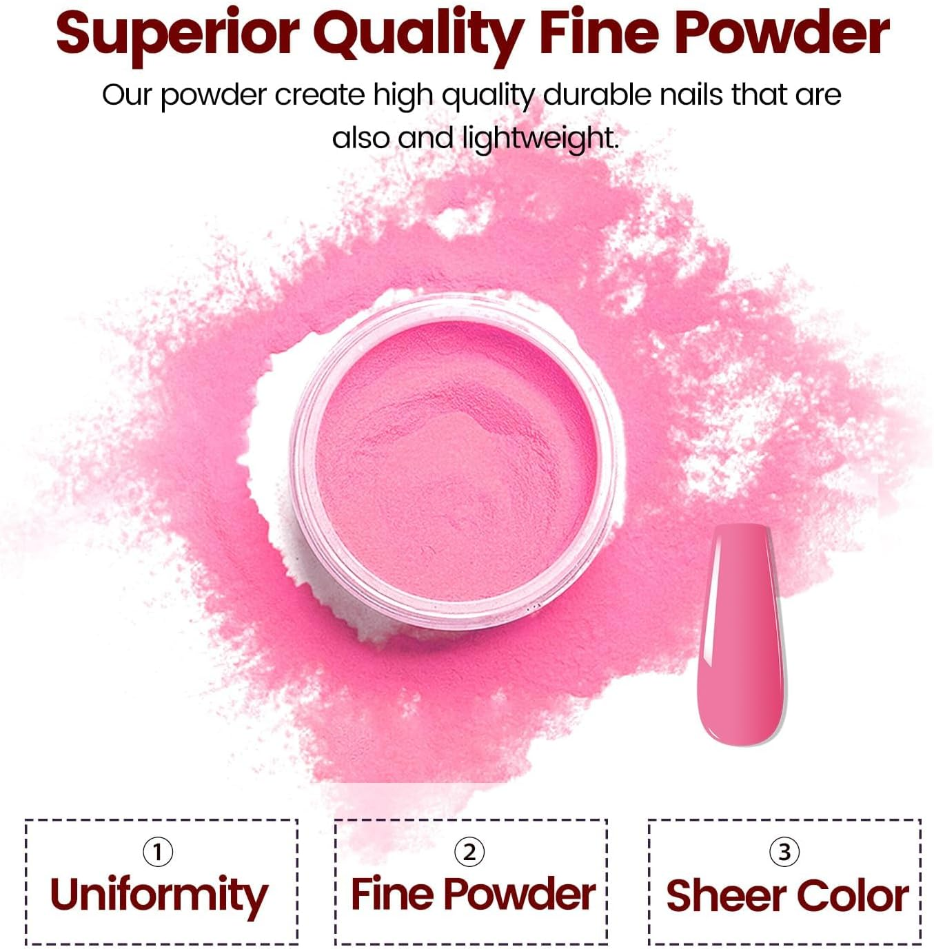 JODSONE 56 Color Dip Nail Powder Starter Kit 60 PCS Blue Red Popular Acrylic Dipping Powder Professional Set with Base Top Coat Activators as Gift for Girls and Women