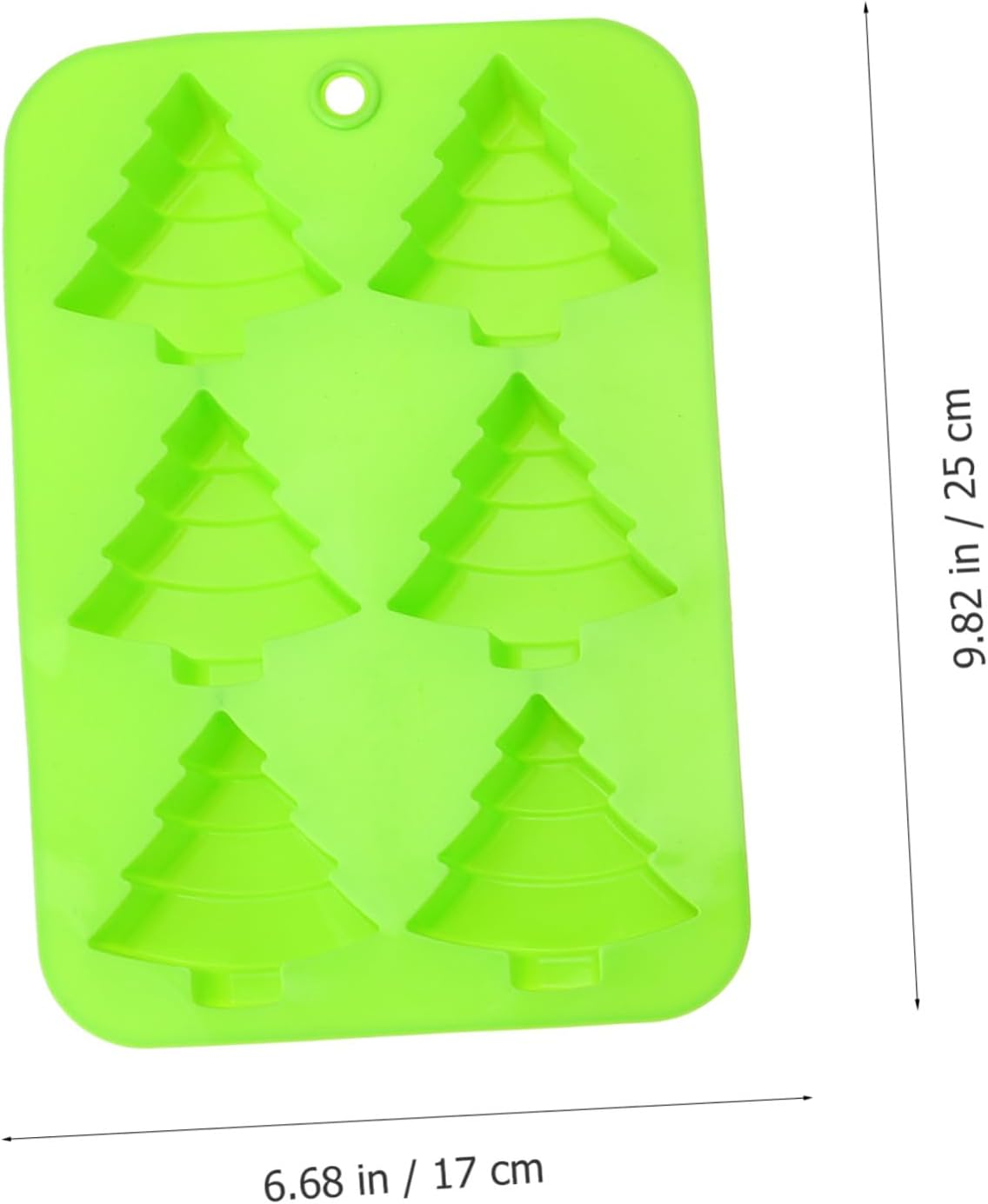 Silicone Christmas Tree Molds 2 Pack Cake Molds Easy to Clean Great for Baking Gifting image number 3