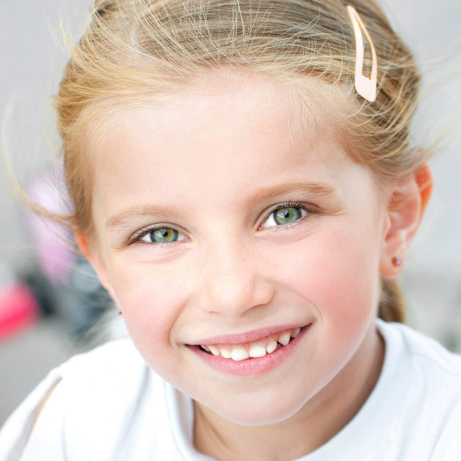 Hotop 50 Pack Snap Hair Clips Hair Barrettes for Kids, Girls and Women, 50 Mm (Gold) image number 4