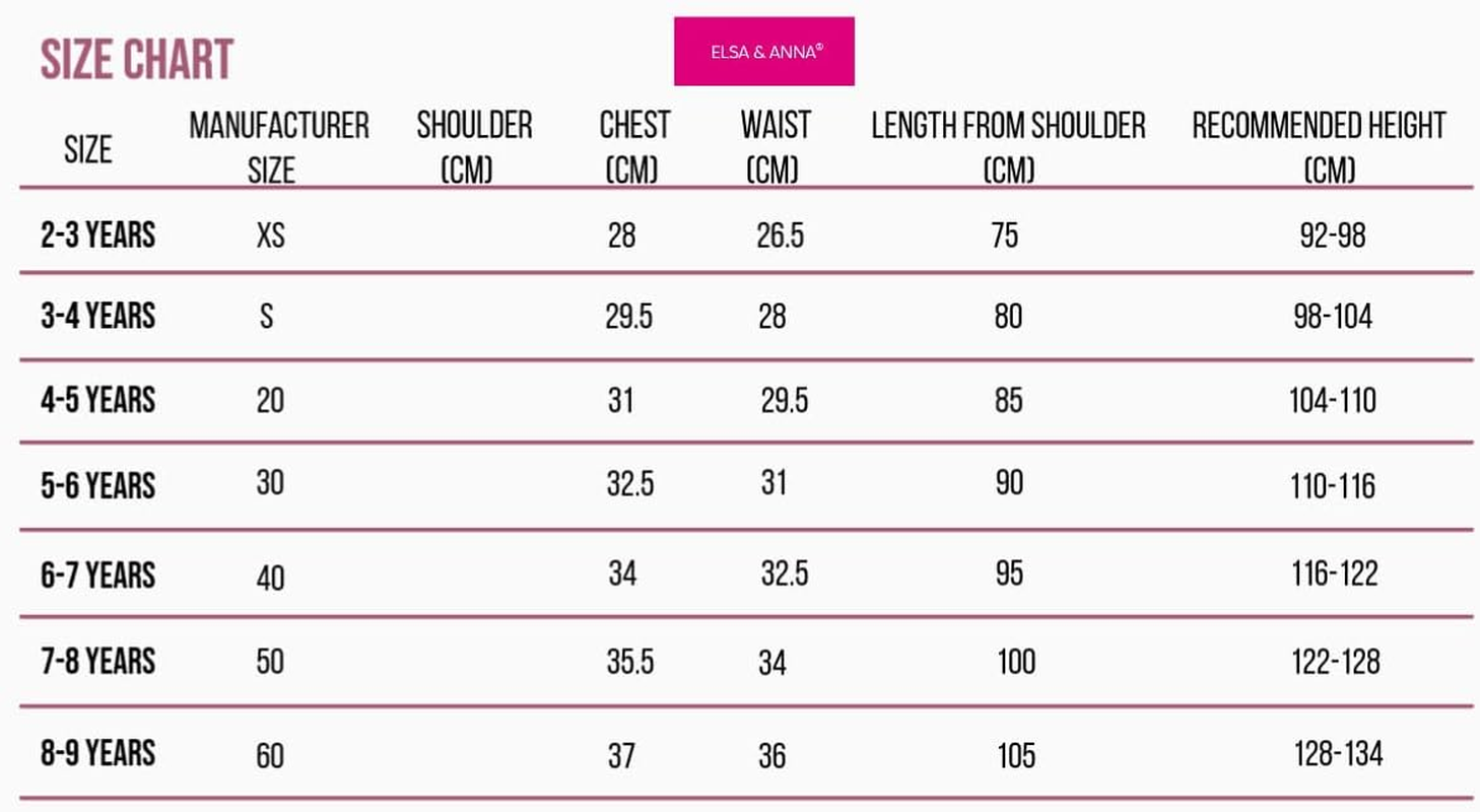 ELSA & ANNA Princess Costumes for Girls - Snow Queen Fancy Dress for Girls - Princess Dress up - Girls Fancy Dress for Parties, Birthdays, Cosplay & Halloween - Fancy Dress Girls EL2107 image number 2