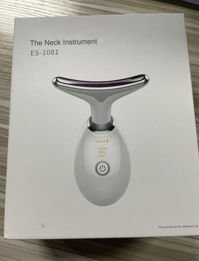 Firming Wrinkle Removal Device for Neck Face, Double Chin Reducer Vibration Massager, 3 in 1 Portable Face Massager for Lift Sagging Skin, Skin Care,Firm,Tightening, Smooth. Face Sculpting Tool White image number 3