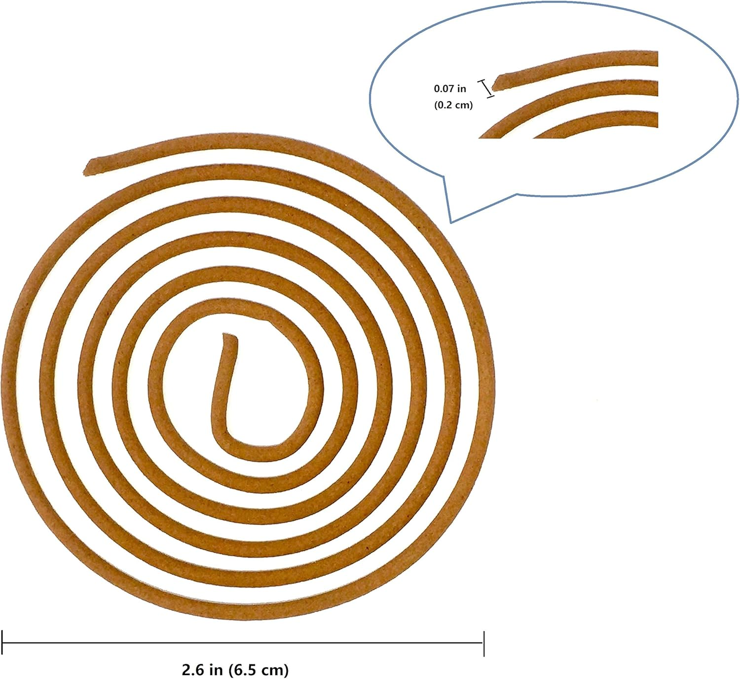 Jasmine Incense Coil Fragrant Floral Spiral Fragrance into Home Decoration into Incense Burner Lasting Fragrance (Jasmine Incense) 24Pcs / Box image number 1