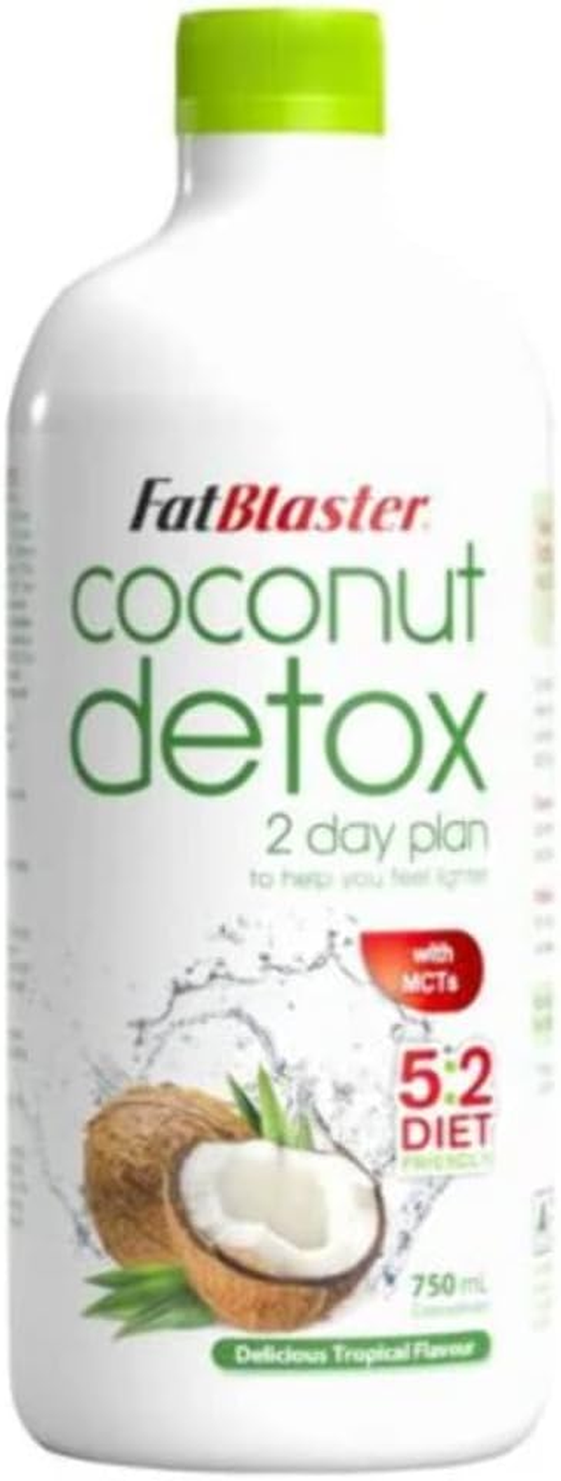 Naturopathica Fatblaster 2 Day Coconut Detox, 750 Milliliters