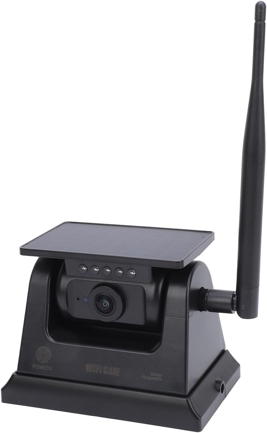 Wifi Magnetic Solar Backup Camera, 10000Mah Rechargeable Rear View Camera for Truck RV Trailer Car, DVR Recording Night Vision IP67 Waterproof, App for Phone Ios Android image number 1