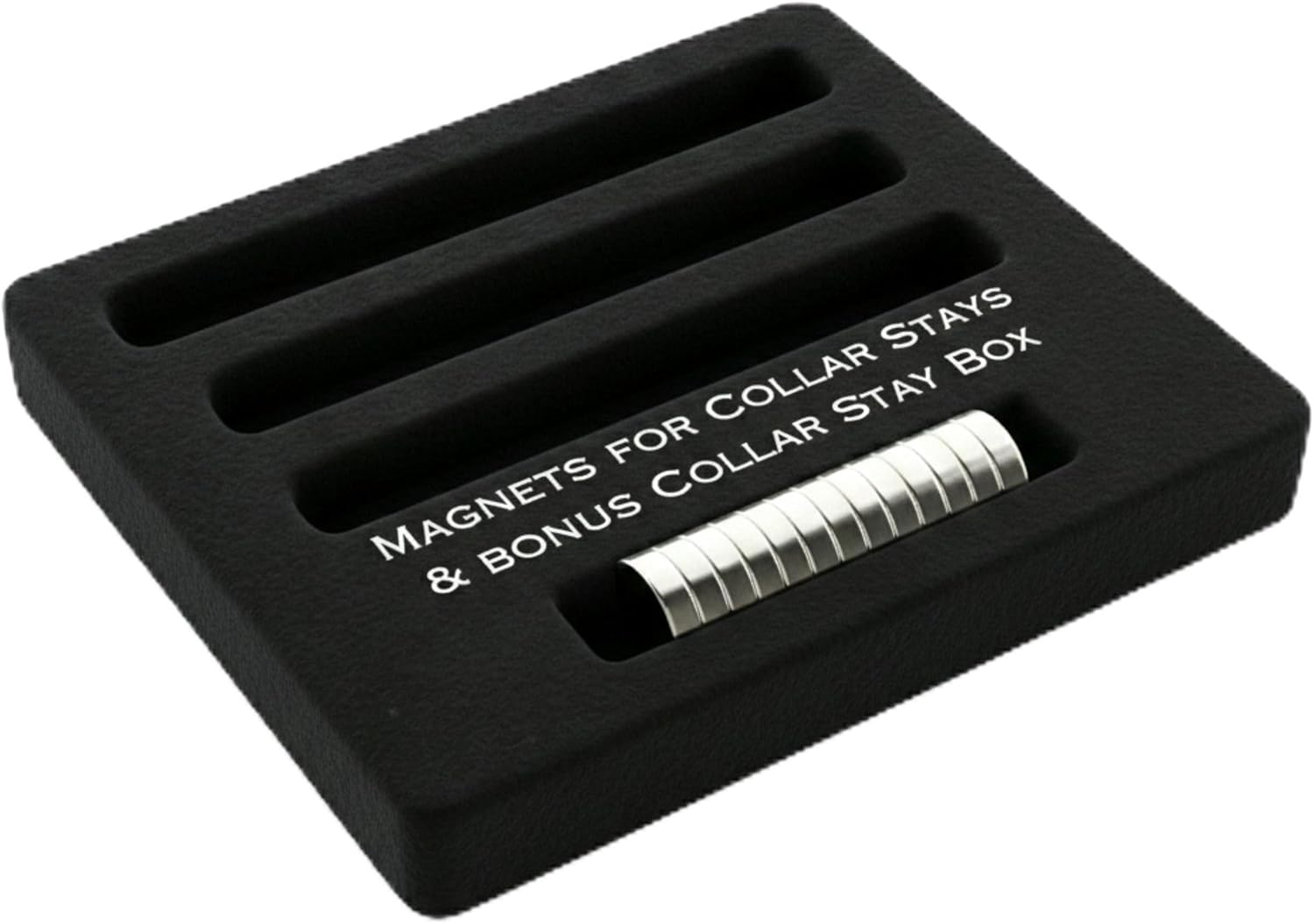 Replacement Magnets for Collar Stays Magnetic or Metal Collar Stays - 12 Pcs Comes in a Luxury Box for Storing. image number 5