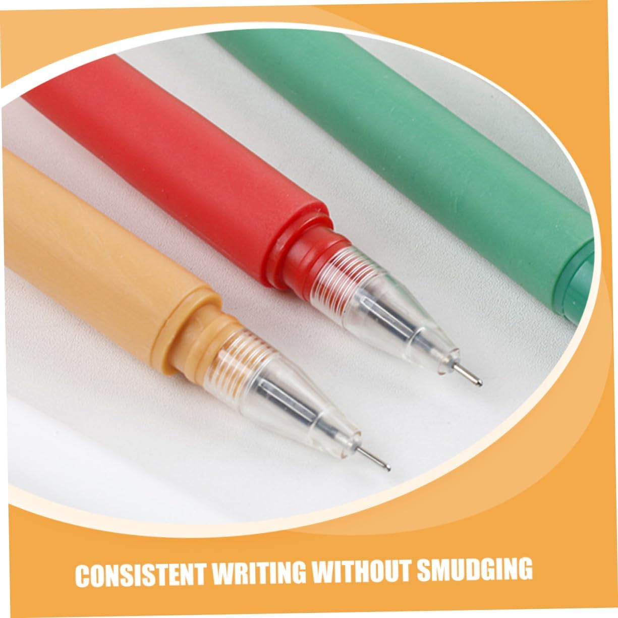 Operitacx 4Pcs Christmas Cartoon Gel Writing Pen Cute Student Office School Supplies Xmas Santa Prize Presents image number 6