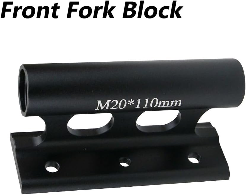 Aluminum Alloy Front Fork Mount Bike Holder - 20X110Mm Thru Axle Rack - Quick Release Front Fork Bracket Stand image number 5