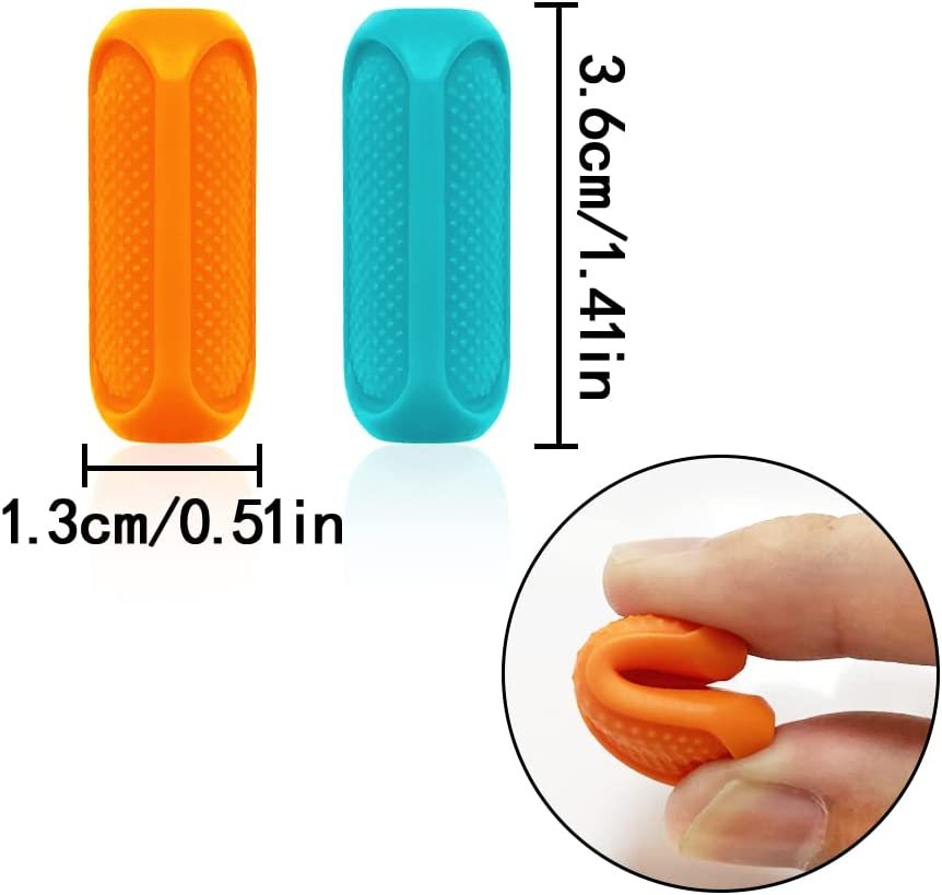 Pencil Grips, 4 Pcs Color Writing Posture Correction Finger Grip for Adults, Student, Righties and Lefties (4 Colors) image number 6