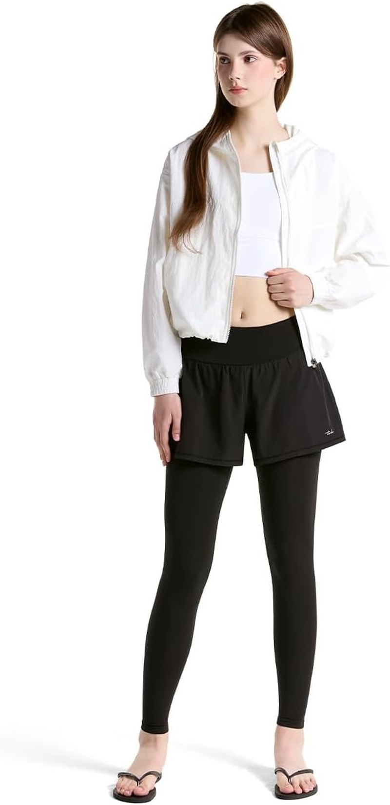 TSLA Women'S 2‑In‑1 Swim Shorts with Built‑In Leggings Quick‑Dry, UPF 50+ Sun Protection & Compression Liner Swim Board Shorts image number 3