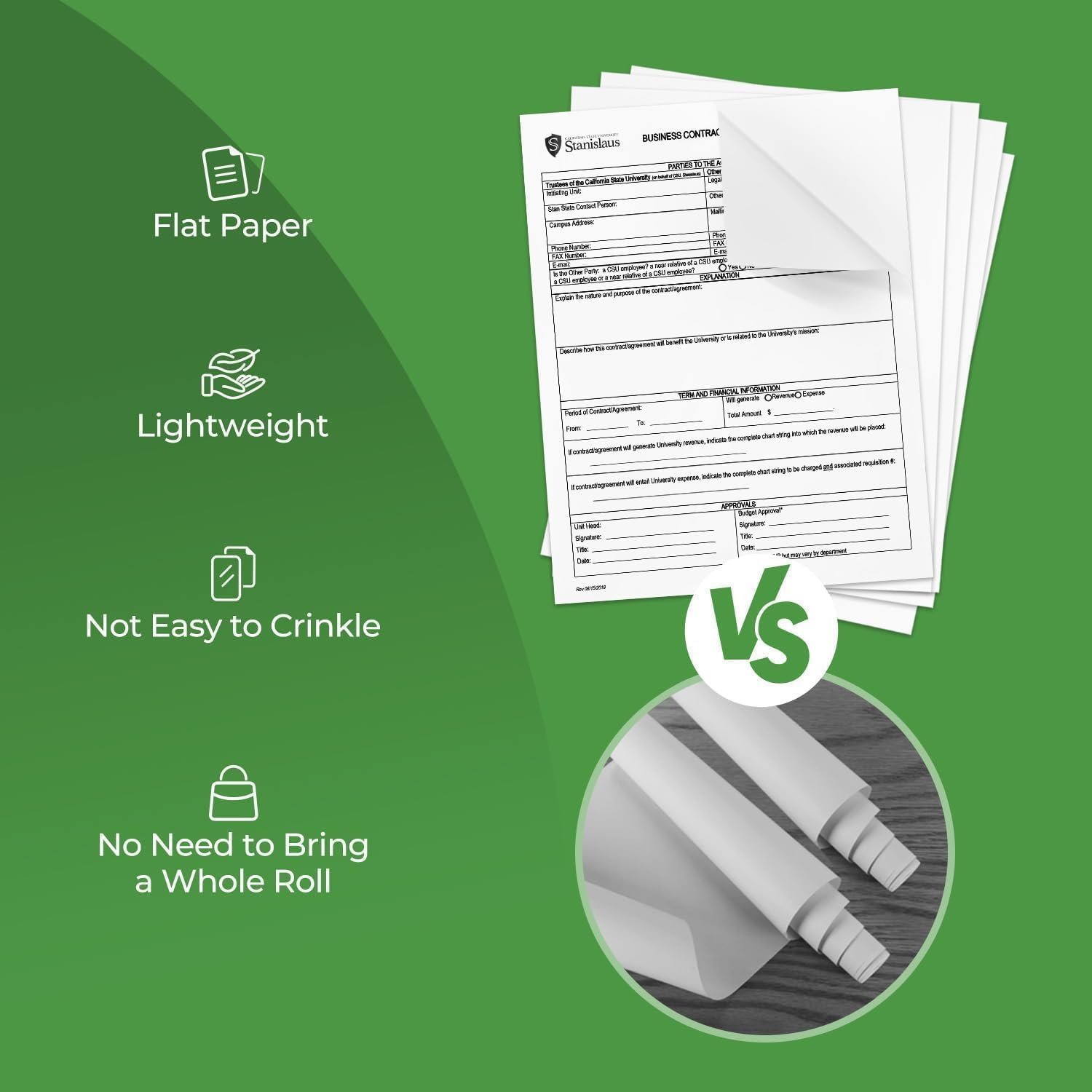 MUNBYN 200 Sheets Thermal Printer Paper A4 210 X 297Mm, Thermal Paper, Compatible with ITP01/ITP04/A40 Portable Thermal Printer, Continual Feeding Thermal Paper image number 6