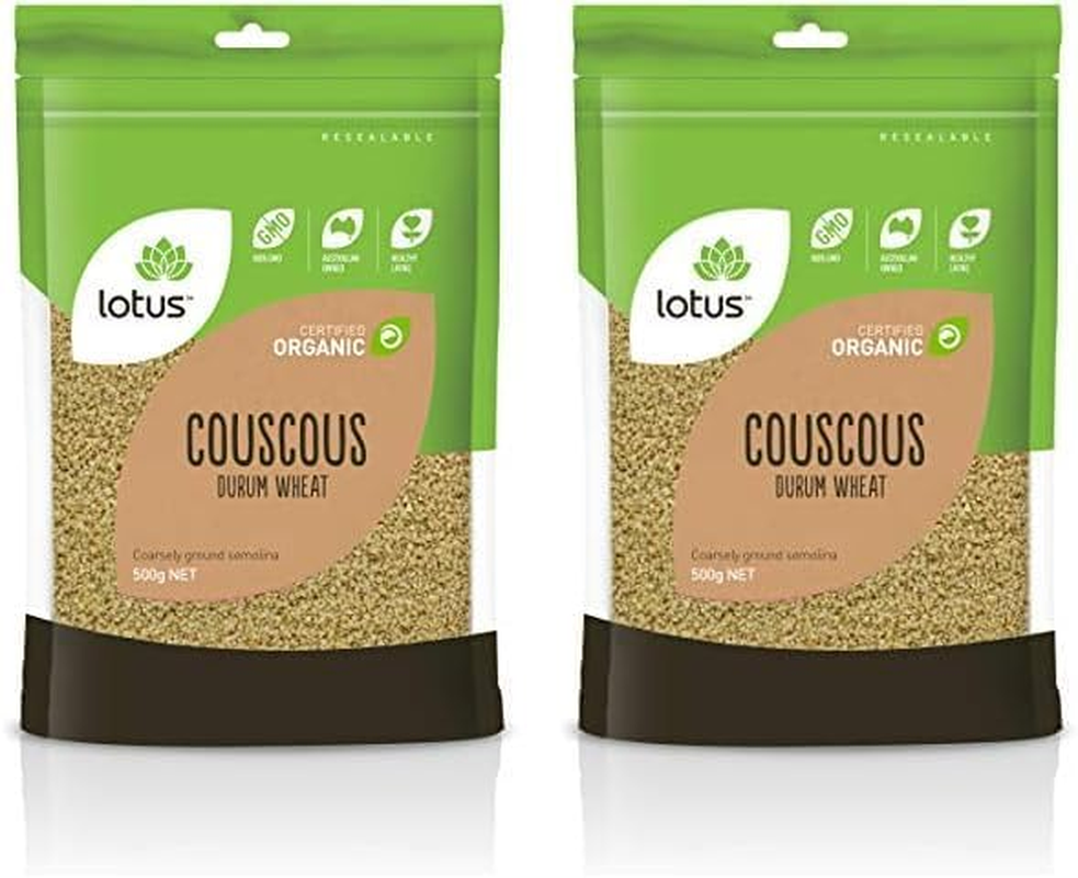 Lotus Organic Durum Wheat Couscous 500 G, 500 G image number 1