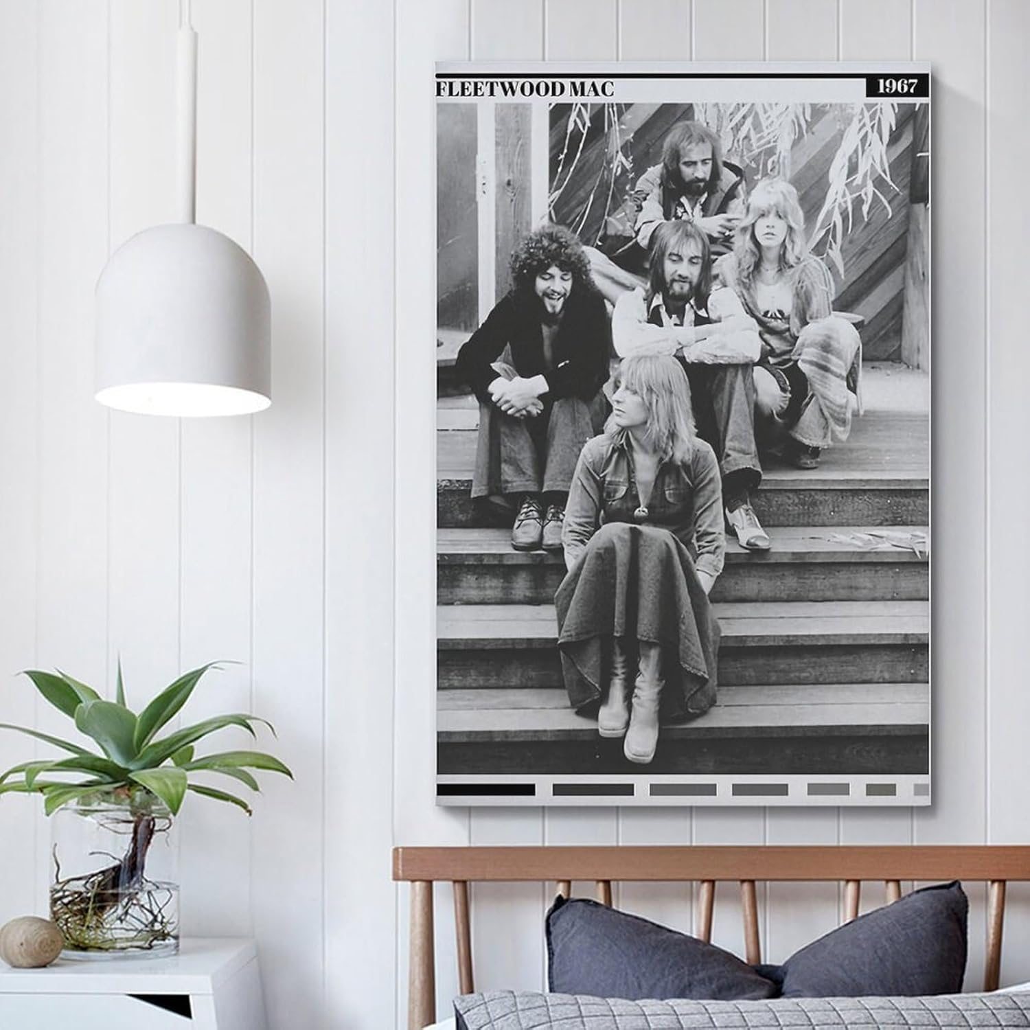 Fleetwood Mac Vintage Poster Canvas Painting Wall Art Picture Home Decor Print for Bedroom Living Room Dorm Study Bar Office 12X18Inch(30X45Cm) image number 4