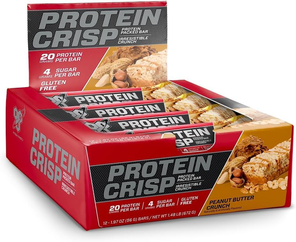 BSN Peanut Butter Gluten Free Protein Crisp Bars 12 X 55G image number 4