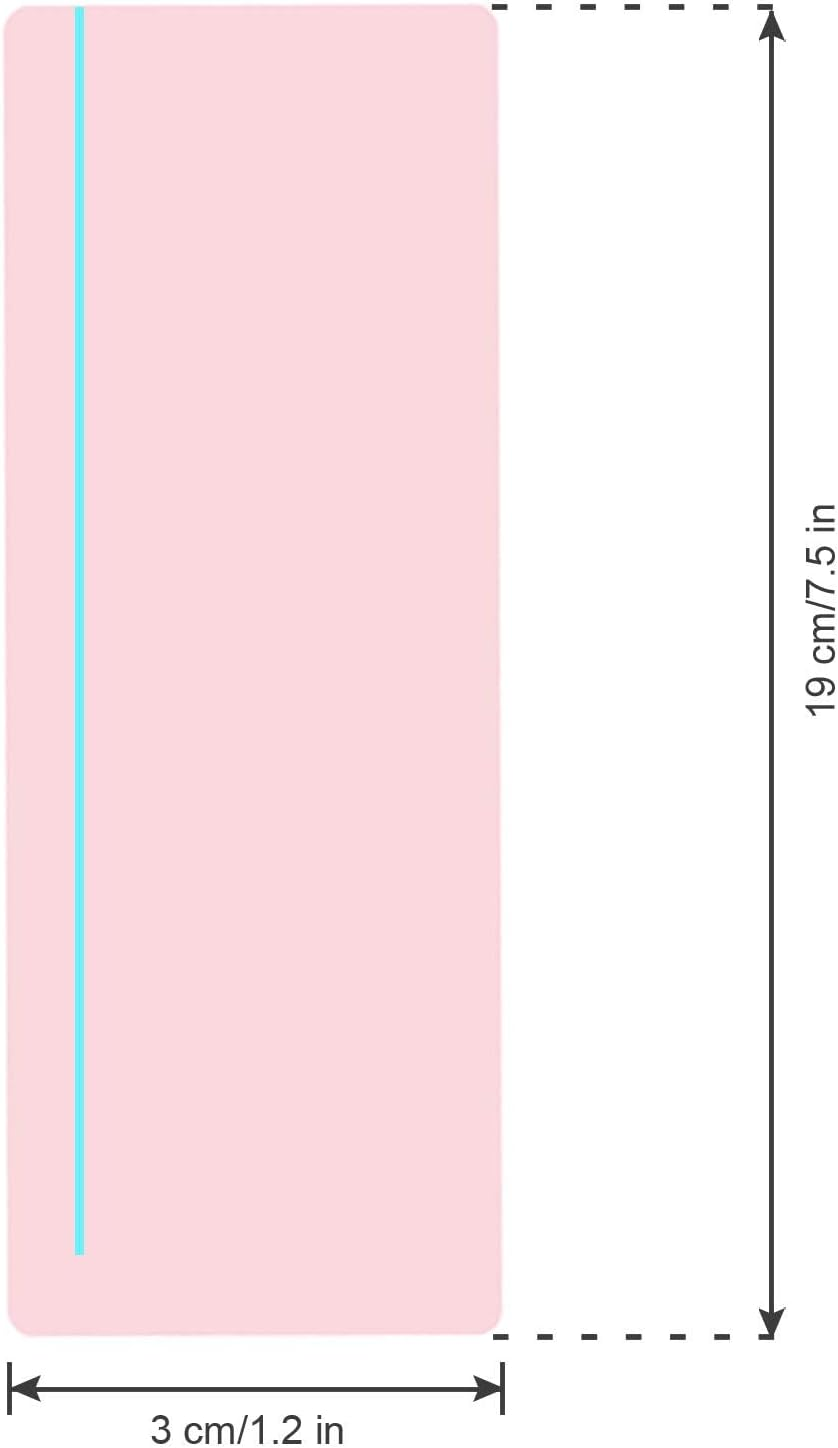 Guided Reading Highlight Strips Colored Overlays Bookmark Reading Tracking Rulers with Line for Dyslexia, ADHD and to Reduce Visual Stress (8 Pack) image number 1