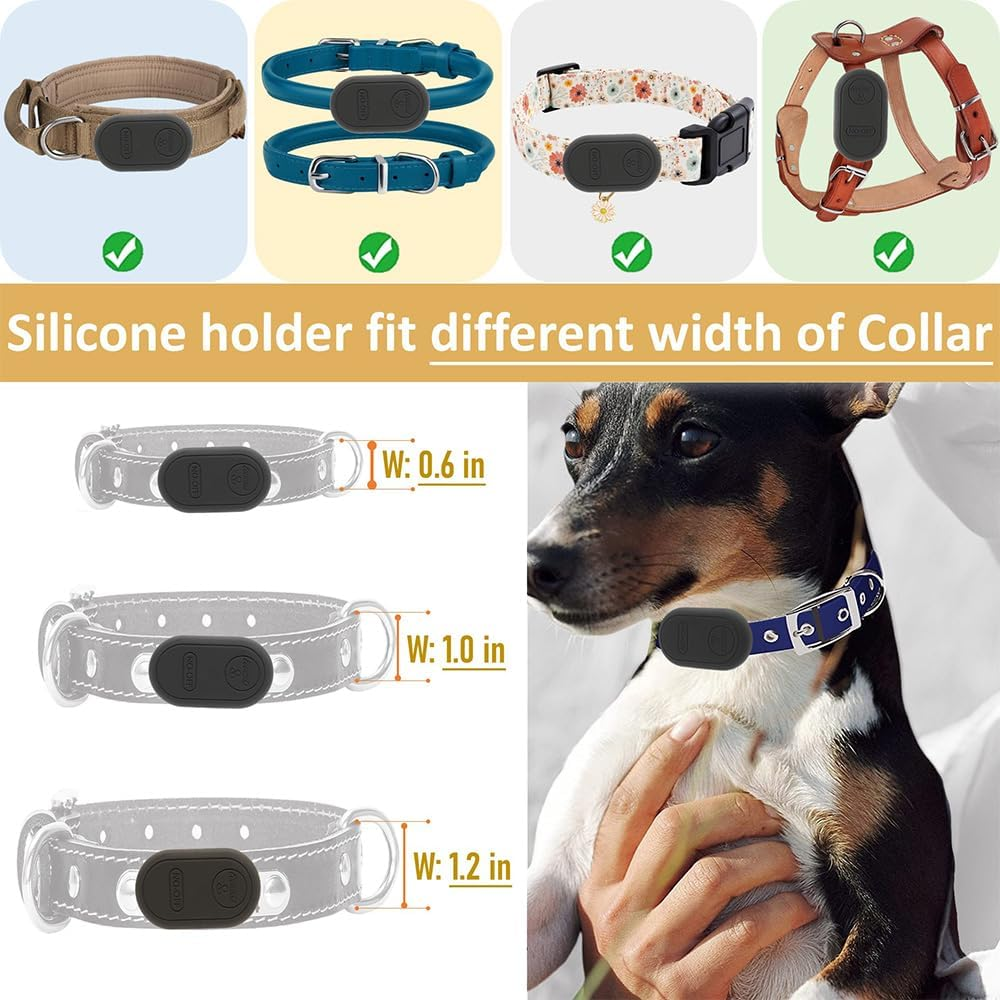 Silicone Holder Compatible for Samsung Galaxy Smarttag2 for Dog Collar,Slim Rubber Cover Pet Accessories,Secure Case for Galaxy Tag2 Tracker for Cat,Kids (2 Pack)