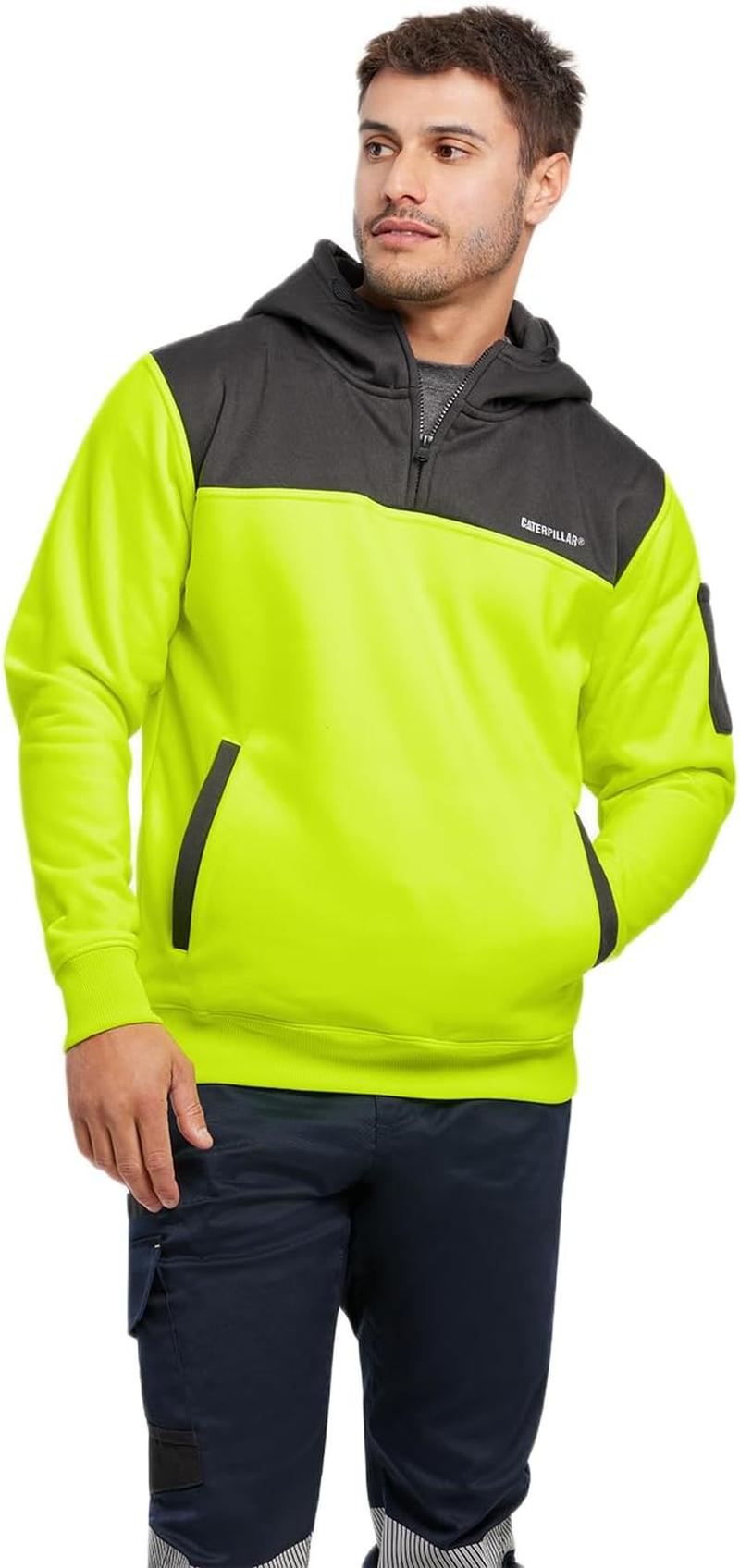 Caterpillar Men'S Hi Vis Hoodie