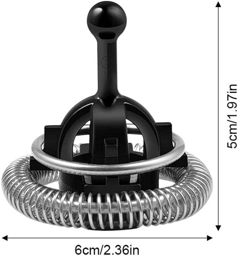 2 Pcs Replacement Whisk for Aeroccino 3 Milk Frother, Stainless Steel Coffee Machines Replacement Part, Compatible Frother Accessory, Easy to Clean(Color:Black) image number 3