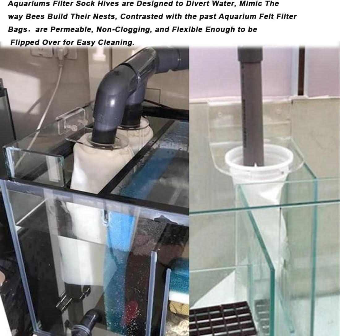 Aquarium Filter Sponge Mat, 2PCS Fish Tank Filter Sponge Pre-Filter Foam Roll Biochemical Reusable Filter Cotton Pad Cut to Fit Most Fish Tank Water Cleaning Supplies (C) image number 2