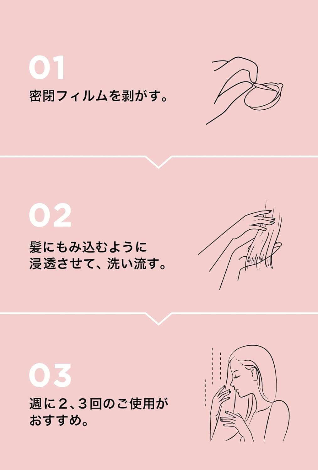 Pantene Macaron Hair Mask, Luster and Rich, Disposable Wash Out Treatment, Color Hair, Fade Resistant image number 5