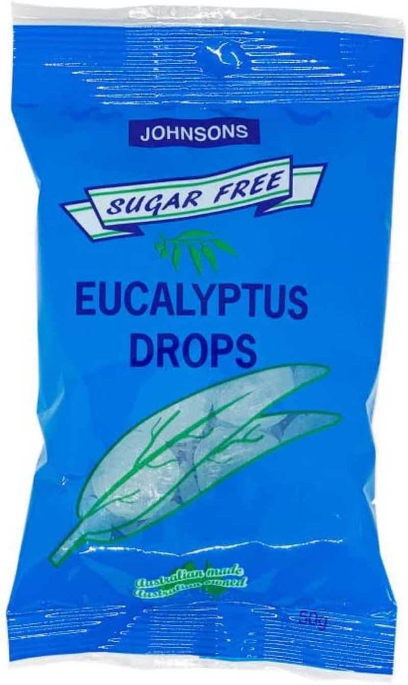 Johnsons Eucalyptus Drops Sugar Free 50G - 24 Pack image number 2