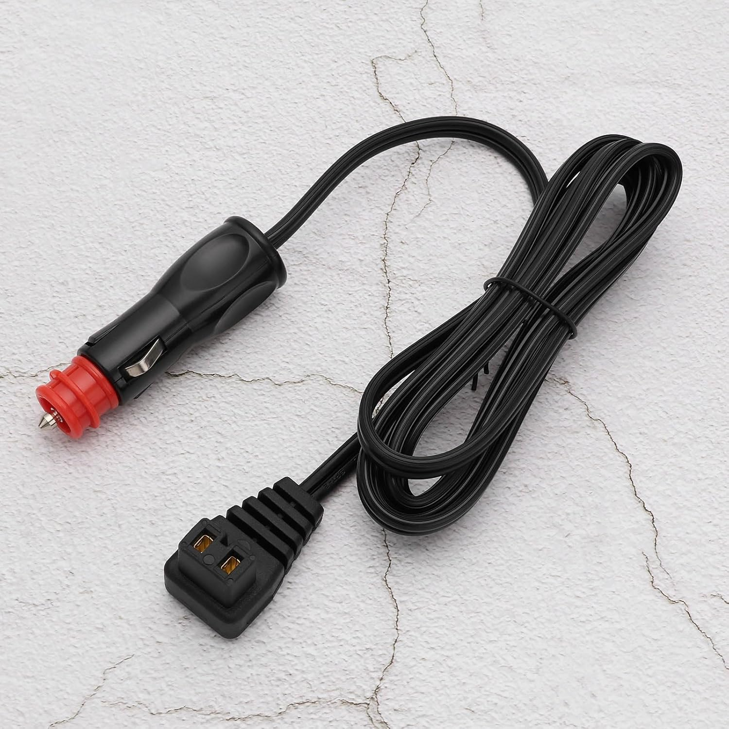 Emsea 1X12V DC Power Adapter Car Charger Fridge Cord Car Refrigerator 2M 16AWG Extension Cable Compatible with WAECO CF CDF Power Supply Box image number 5