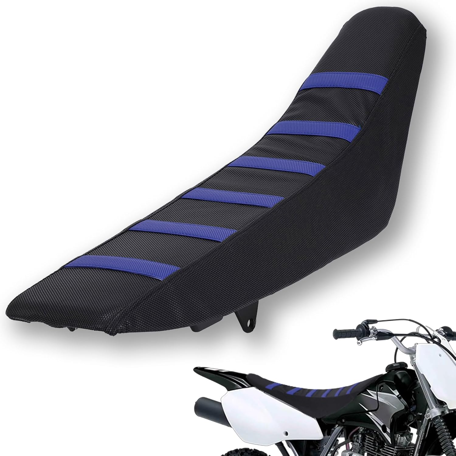 Dirt Bike Seat Cover Particle Surface Universal for CRF CR XR 50Cc - 450Cc RM KX KLX TTR PW Hawk 250 SSR Apollo RFZ TAO TAO Thumpstar Dirt Pit Bike Red
