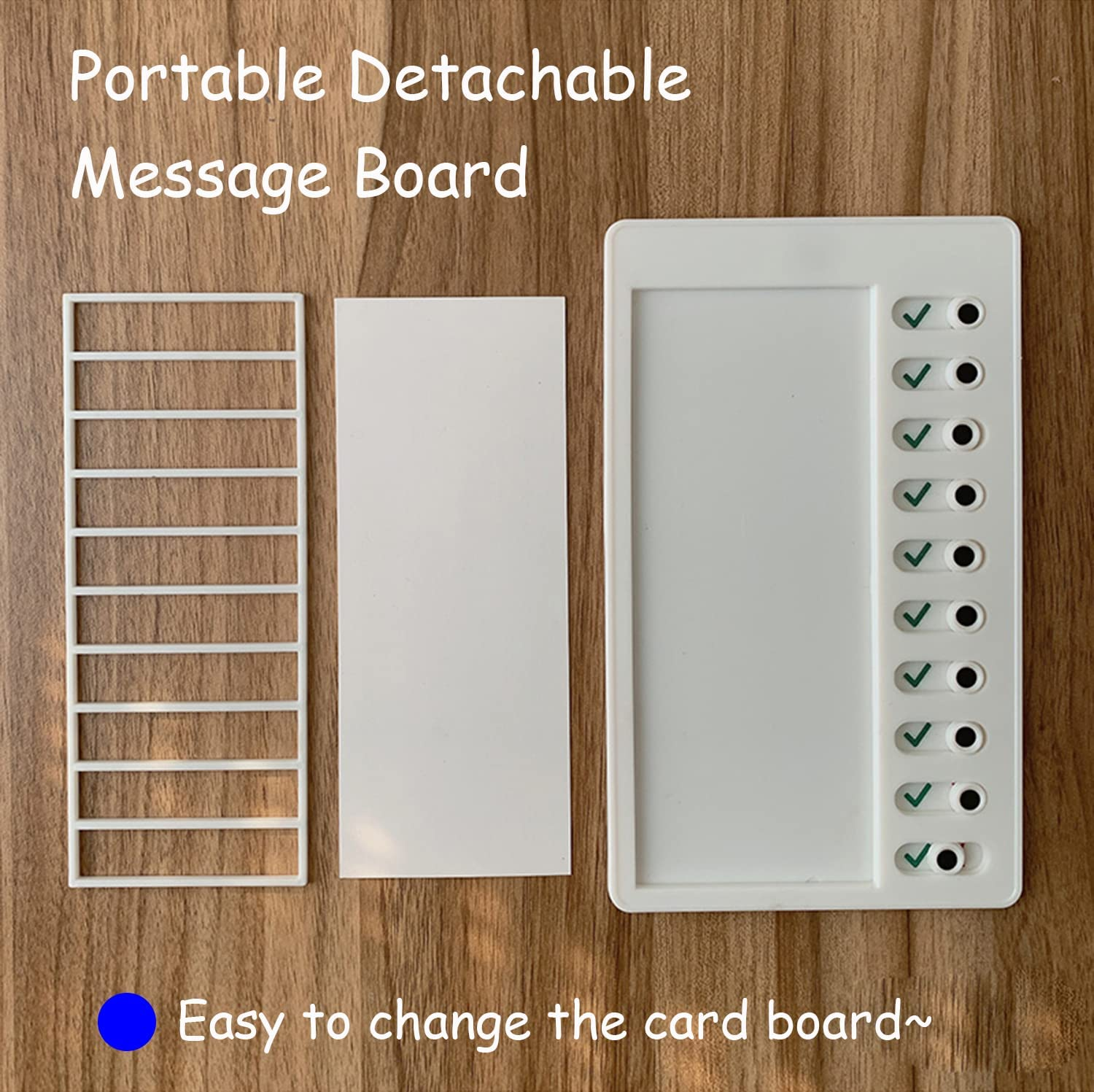 My Chores Checklist, Rv Checklist, RV Memo Portable My Chores Chart Board with Slider Reusable Checklist Reminder for Planning, Daily Schedule for Kids, Portable Detachable Message Board image number 2