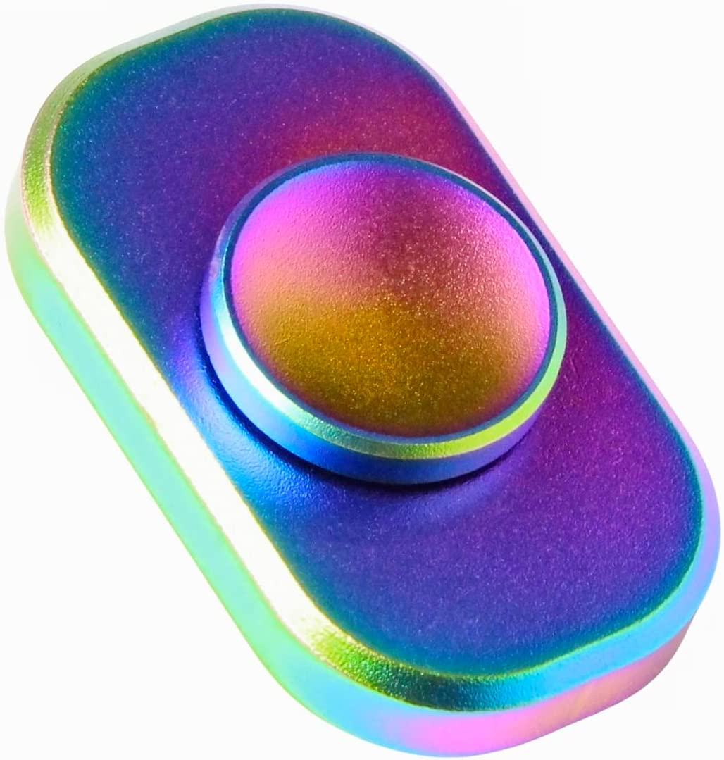 INDISTRACTABLE Metal Fidget Spinner for Adults (Tri Spinner, Iris) Quality Fidget Toy for ADHD image number 2