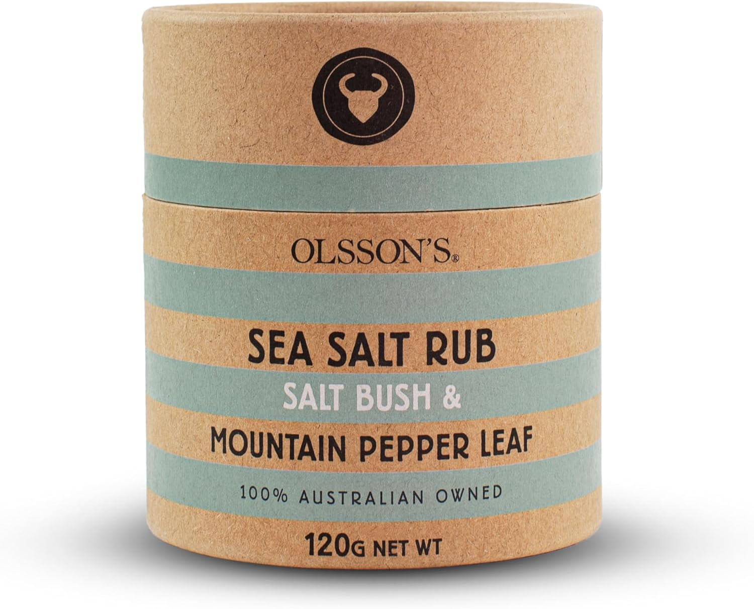 Olssons Salt Bush & Mountain Pepper Leaf Sea Salt Rub 120 G image number 1