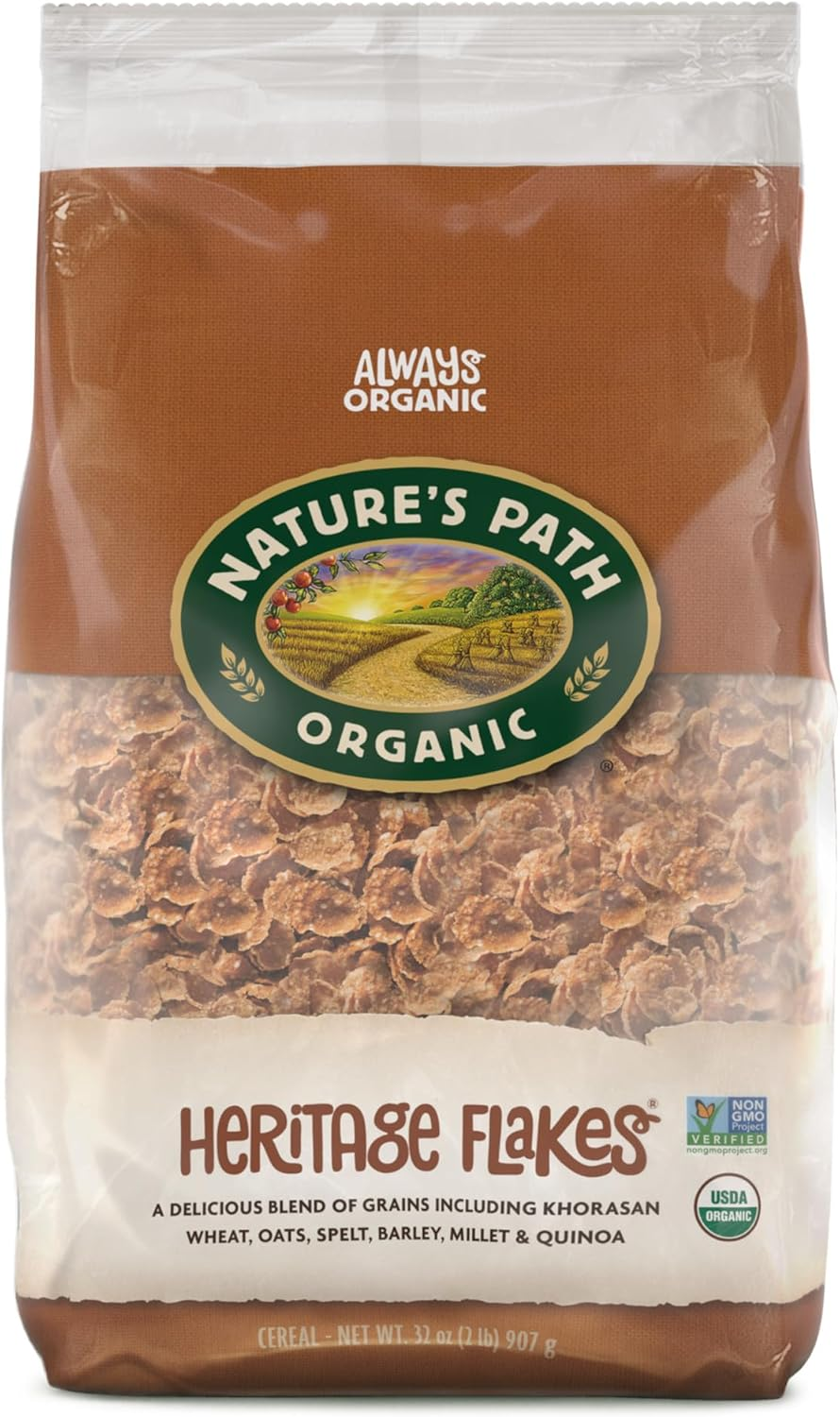 Nature'S Path Nature`S Path Organic Heritage Flakes Eco Pack 907G, 907 G