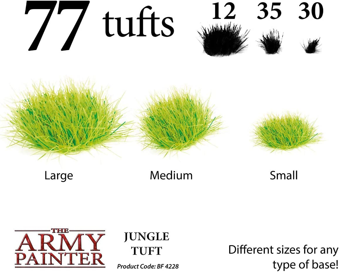 Army Painter Jungle Tufts 77 Pieces Pack